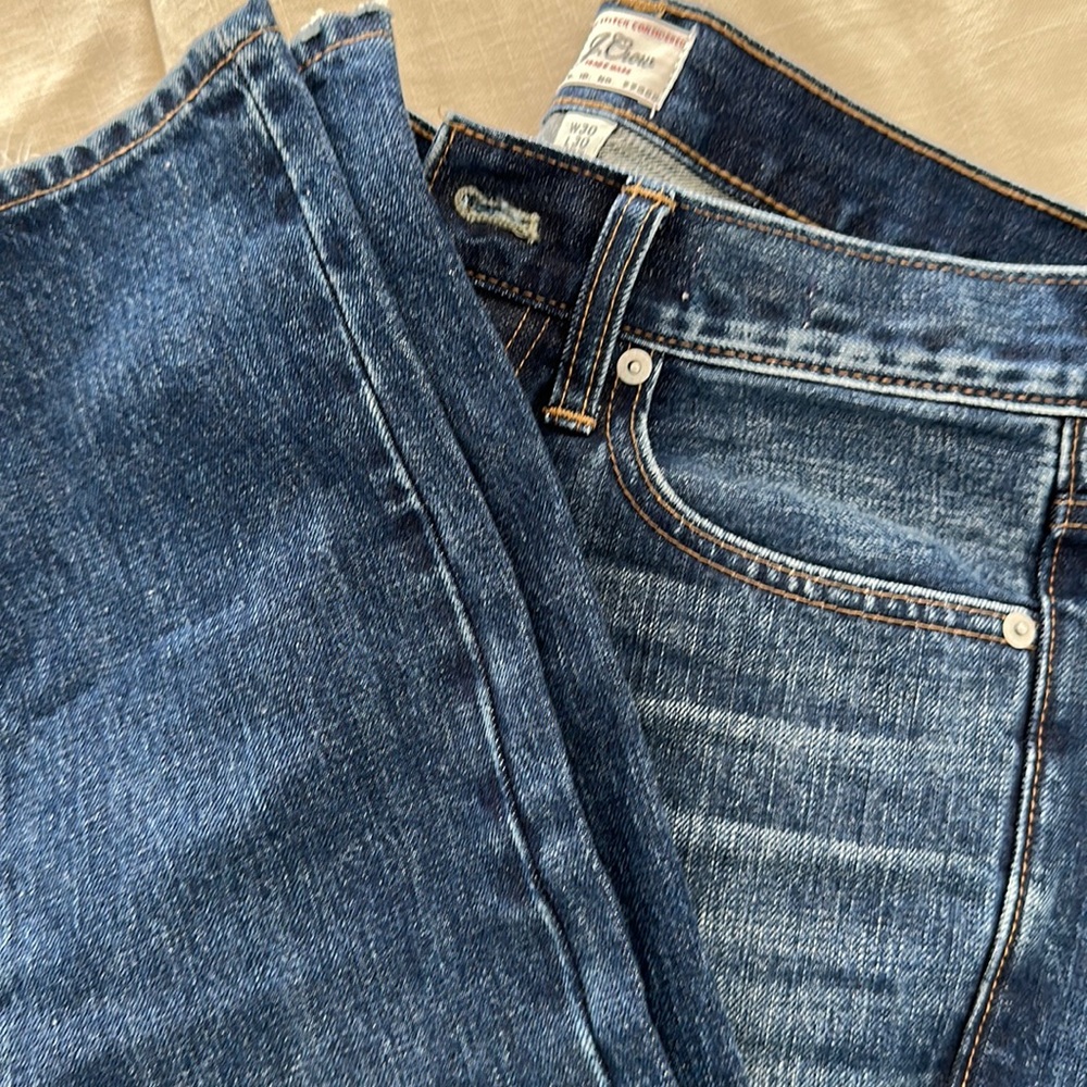 J. Crew 484 Jeans in Blue Wash, 30x30